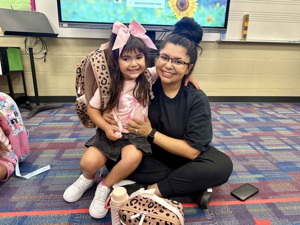 kinder first day donuts with parents