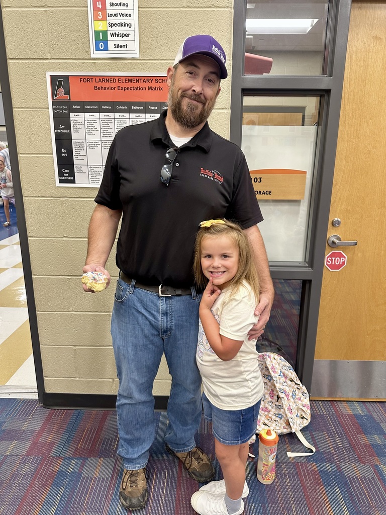 kinder first day donuts with parents