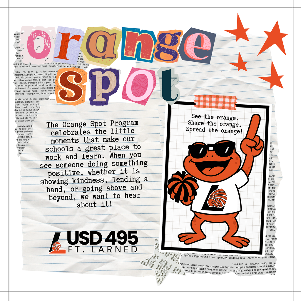 orange spot LES