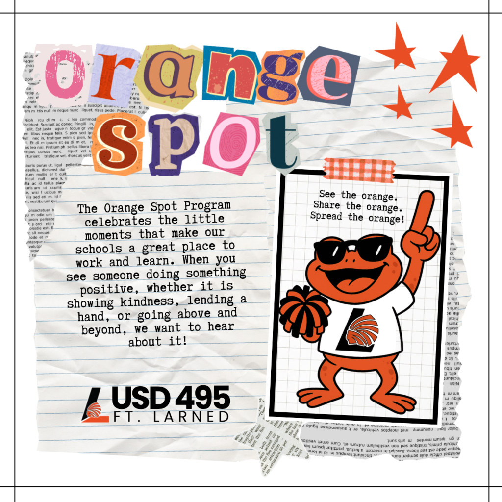 Orange spot