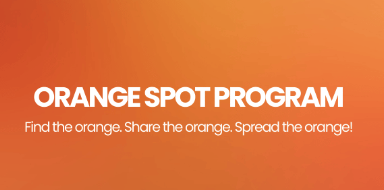 orange spotlight