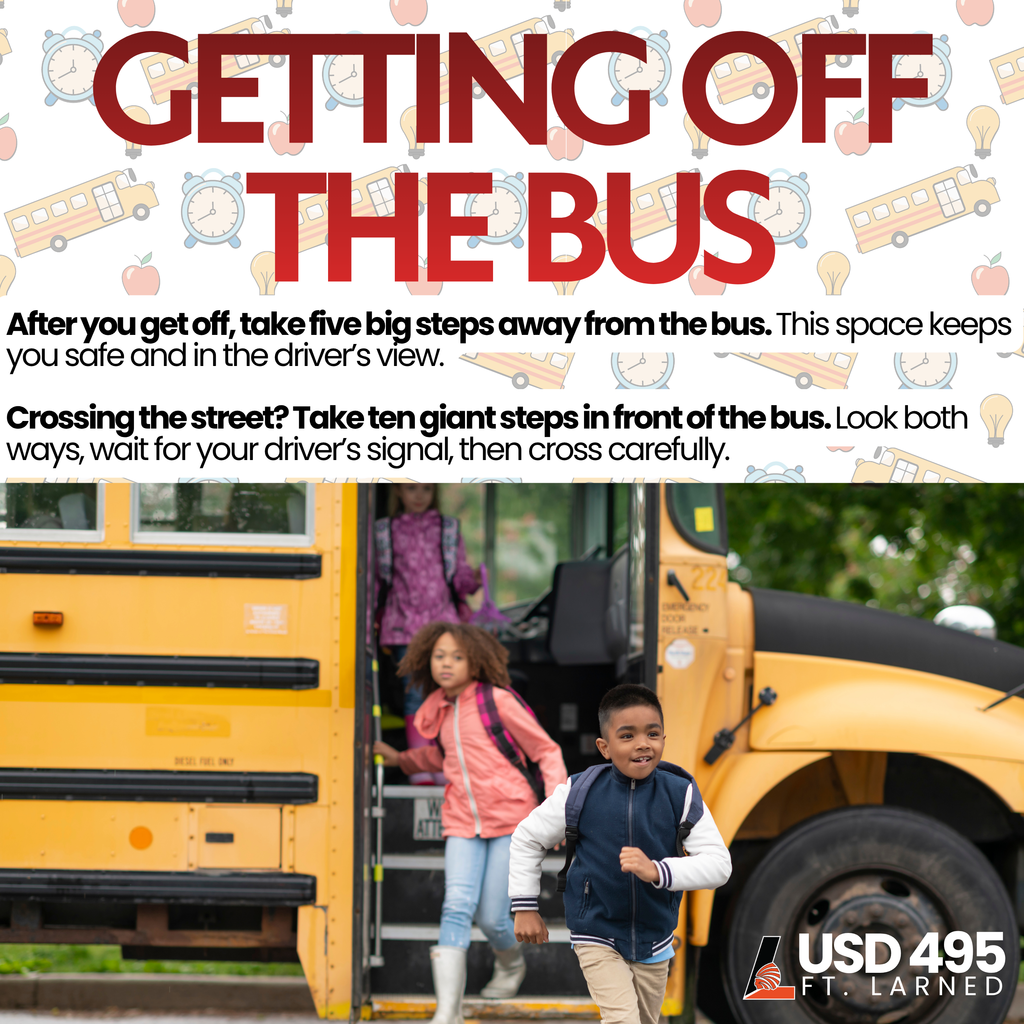 getting off the bus