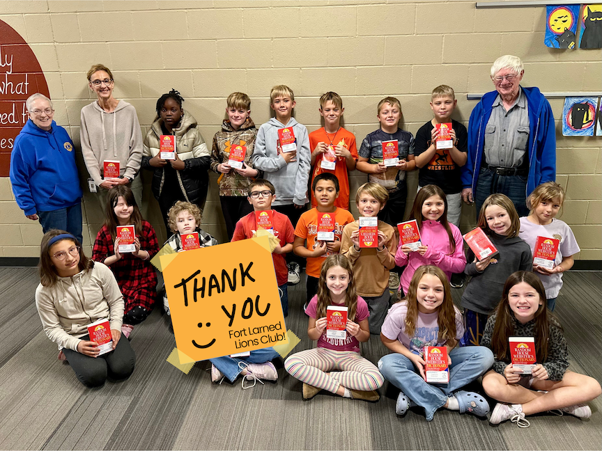 Thank you Fort Larned Lions Club! DeMond