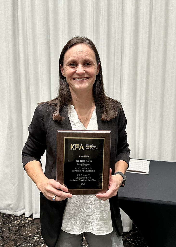 Jennifer Keith is the KS Asst Principal of the Year!