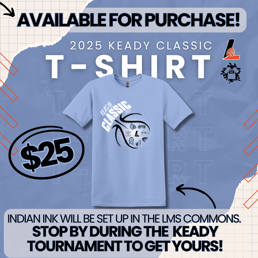 Indian Ink Keady Tournament t-shirts