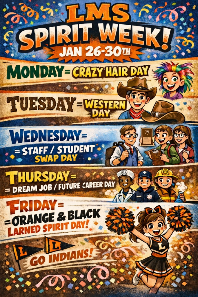 LMS Spirit Week Coming Soon!