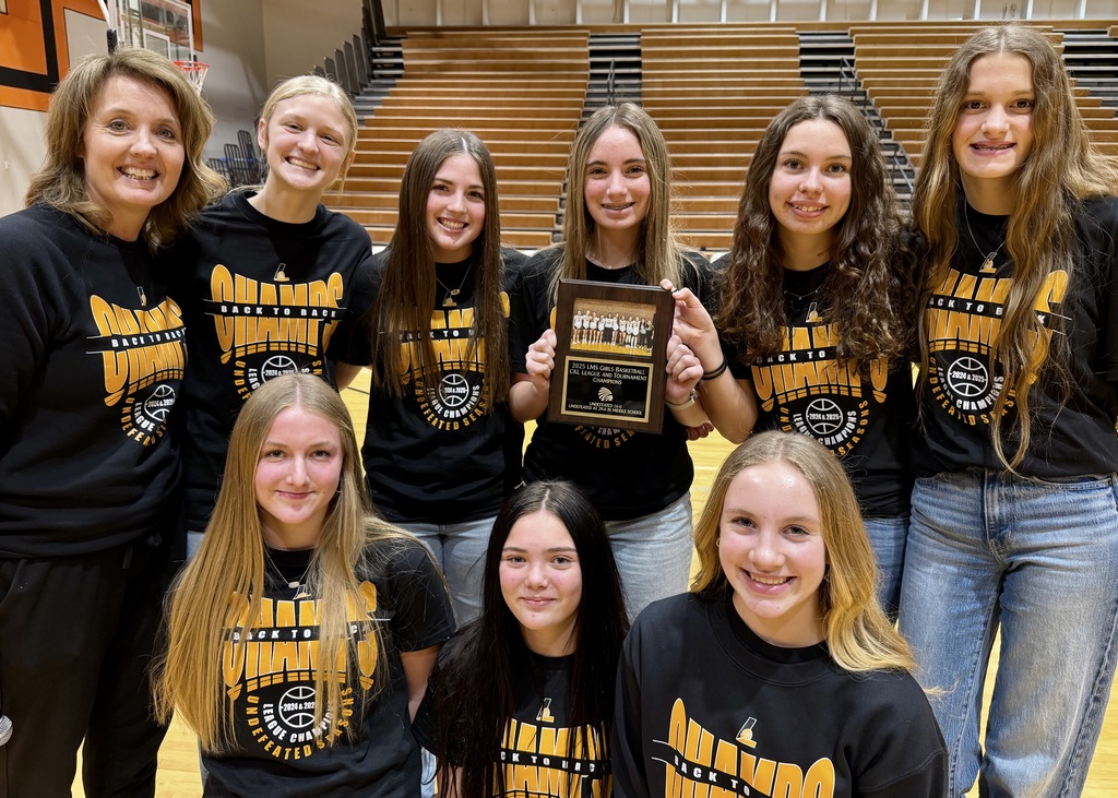 undefeated 8th grade girls basketball team