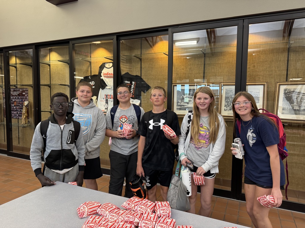 LMS PTO served Popcorn