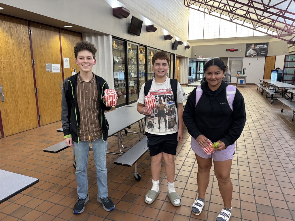 LMS PTO served Popcorn