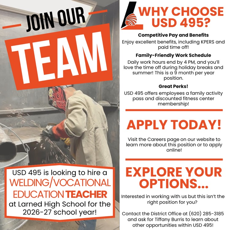 hiring welding teacher