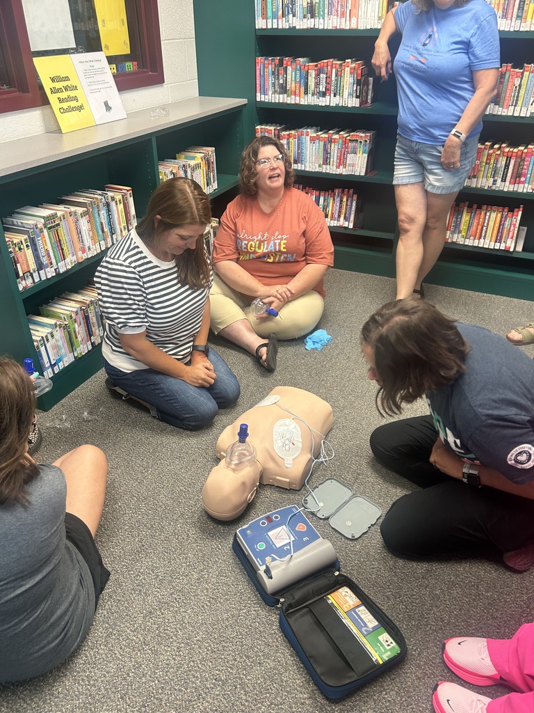 Tri-County employees participated in First Aid and CPR training to get ready for the 26-27 school year.