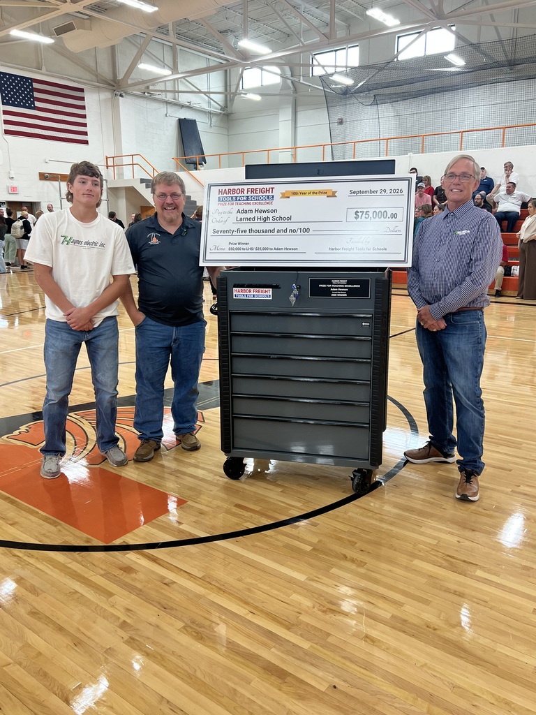 Adam Hewson wins Harbor Freight tools for schools grant!