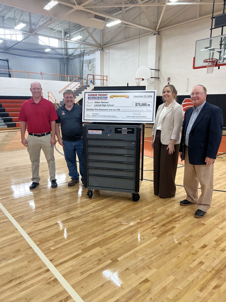 Adam Hewson wins Harbor Freight tools for schools grant!