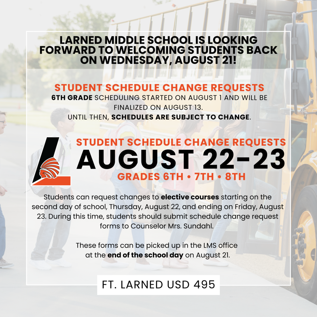 LMS Schedule Changes