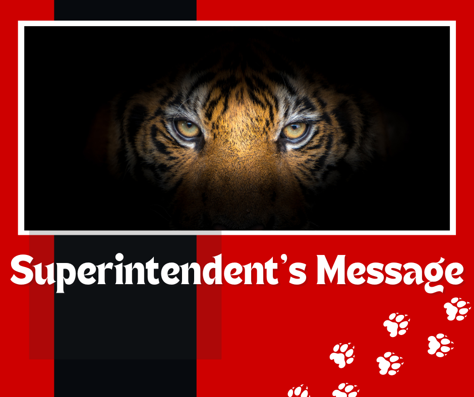 Superintendent Message