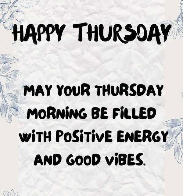 Good Vibes Thursday!