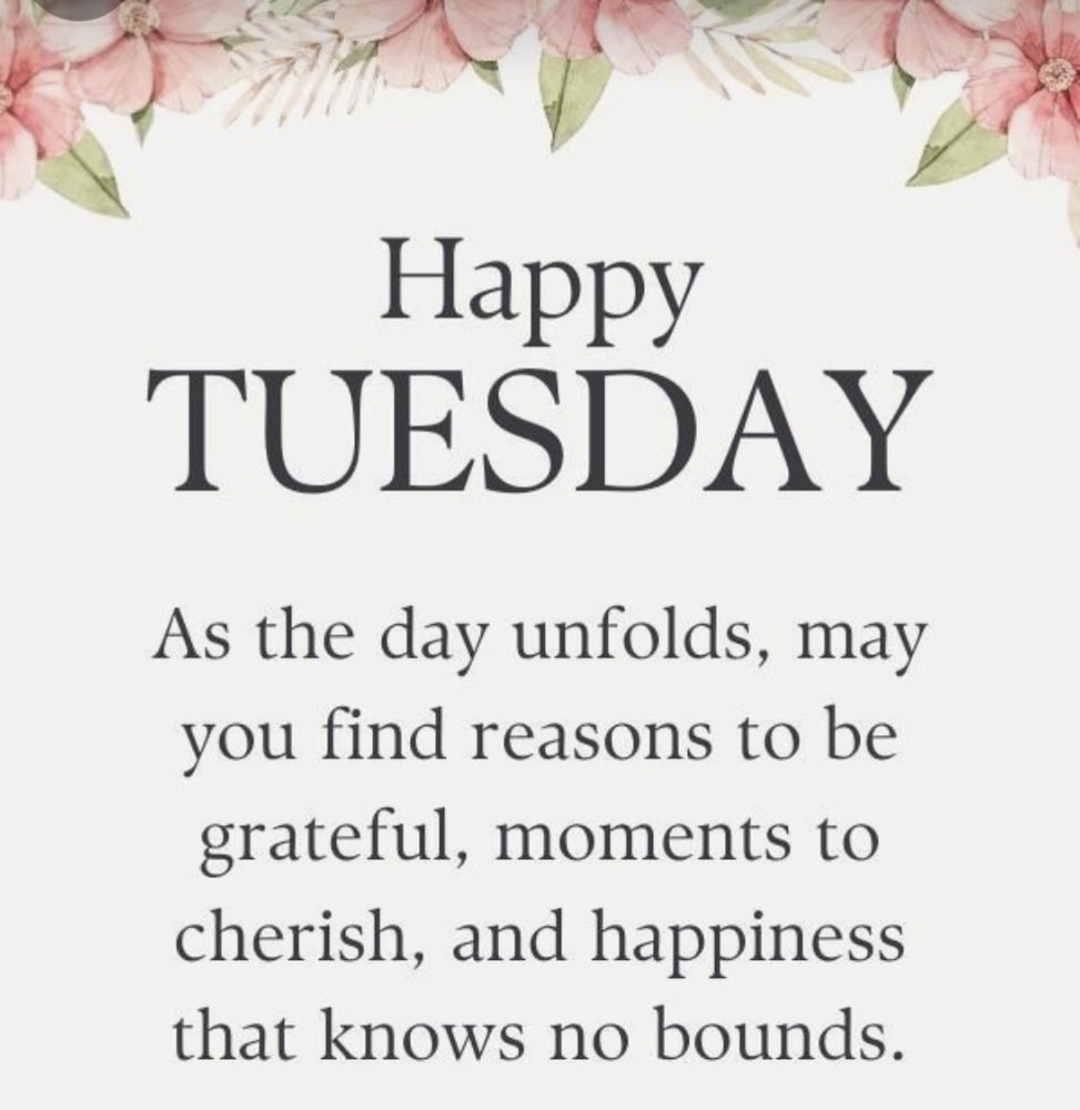 As Tuesday Unfolds...