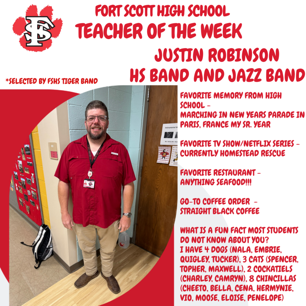 faculty/staff of week