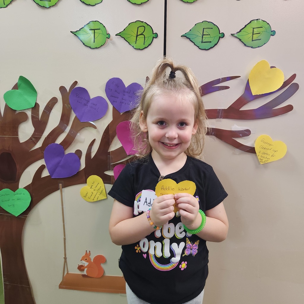 9/23/2025 Addlie received the Kindness Heart Award