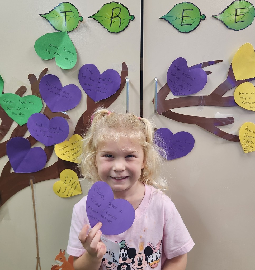 9/24/2025 Olivia received the Kindness Heart Award