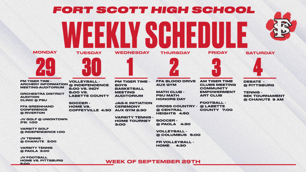 weekly 9/29