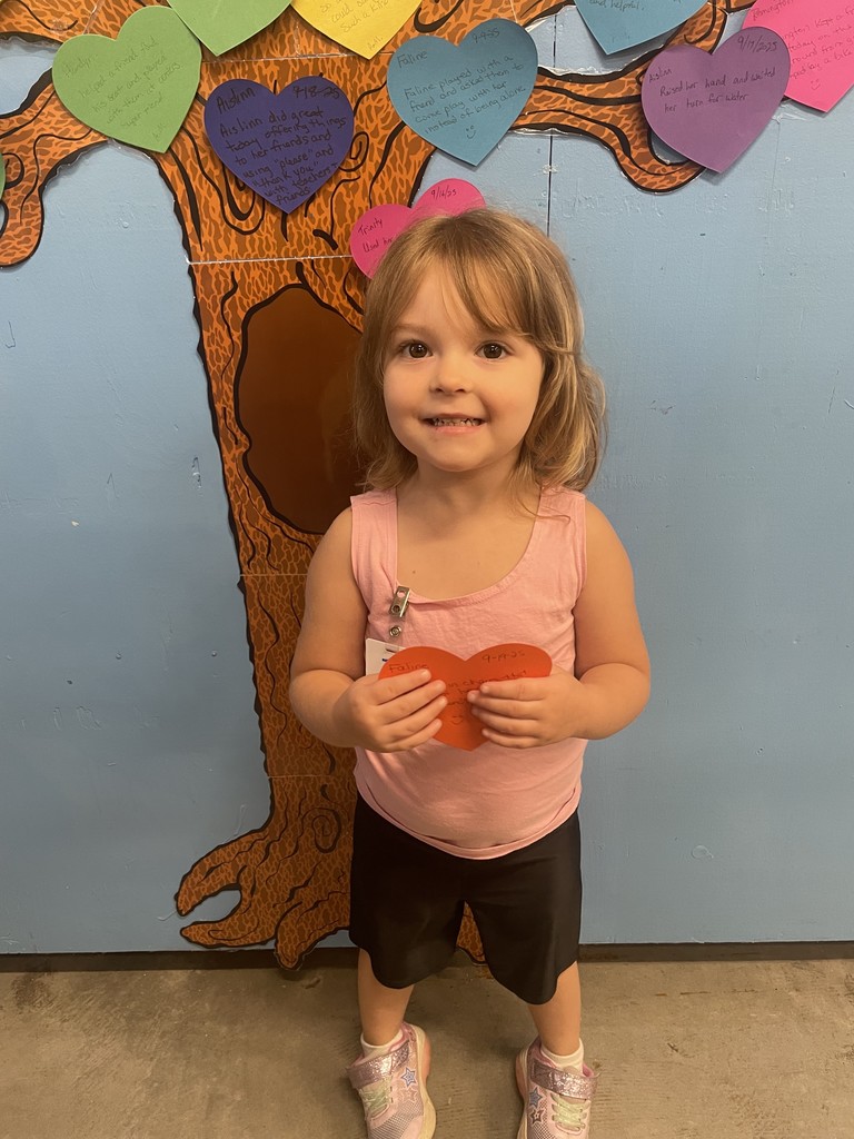 10/2/2025 Faline received the Kindness Heart Award 