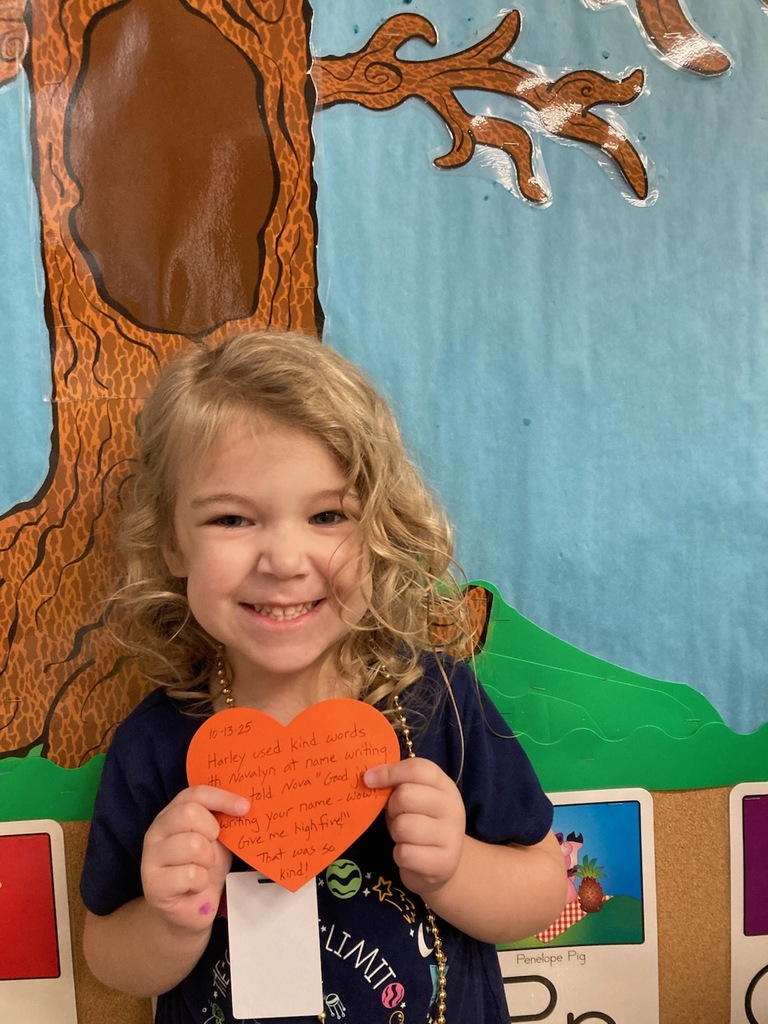 10/13/2025 Harley received the Kindness Heart Award