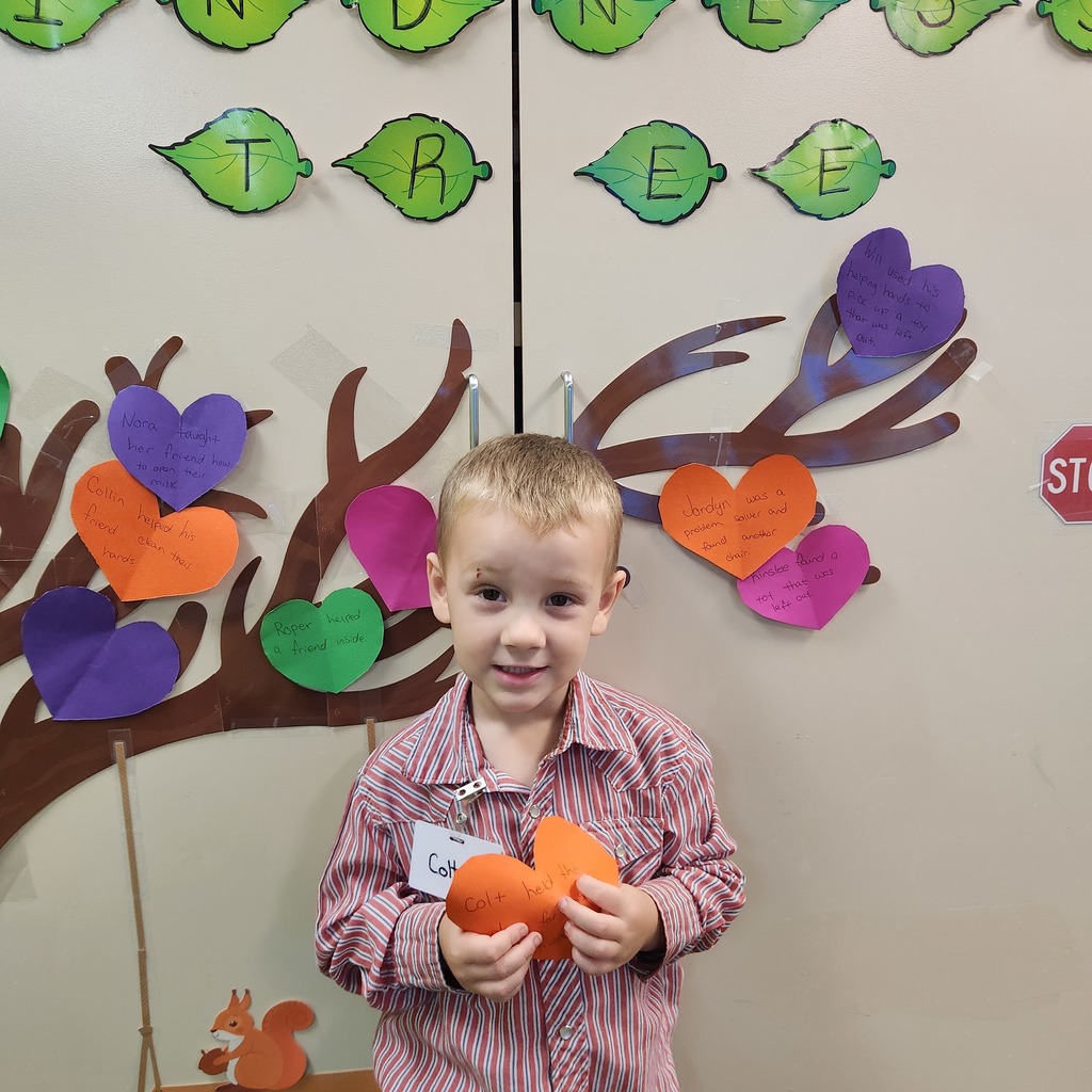 10/14/2025 Colt received the Kindness Heart Award