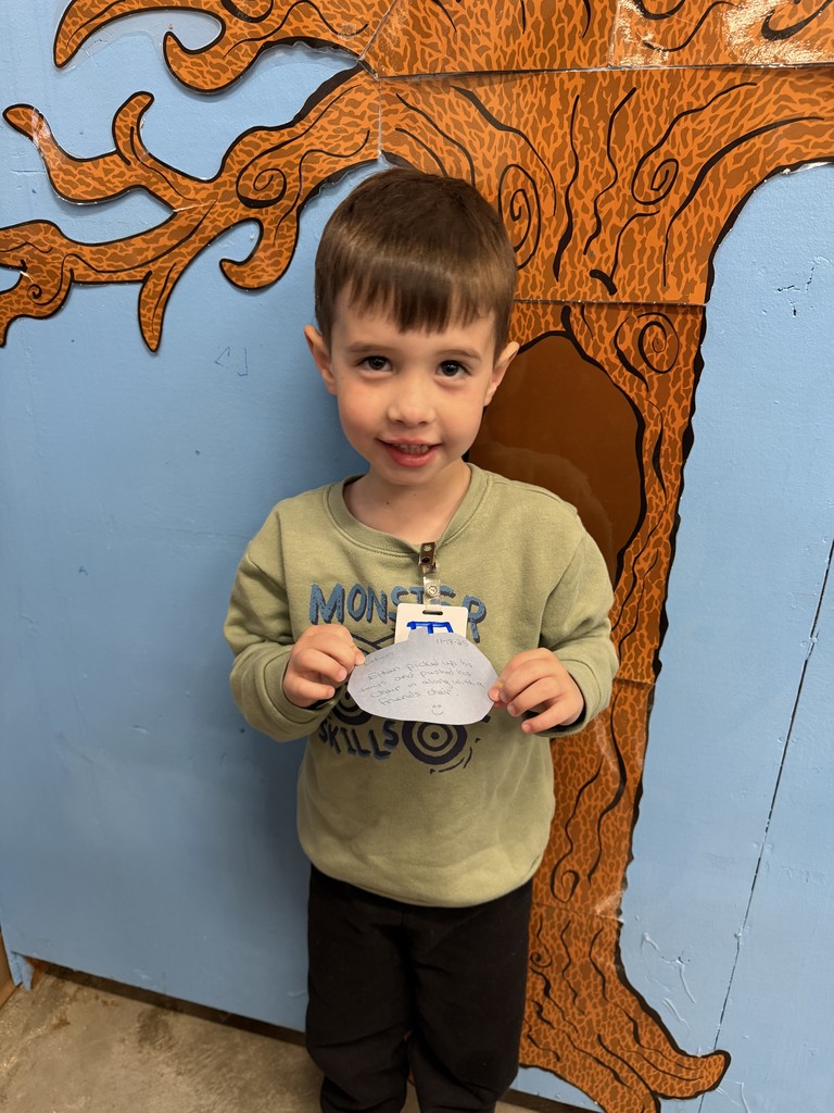 12/2/2025 Ethan received the Kindness Heart Award
