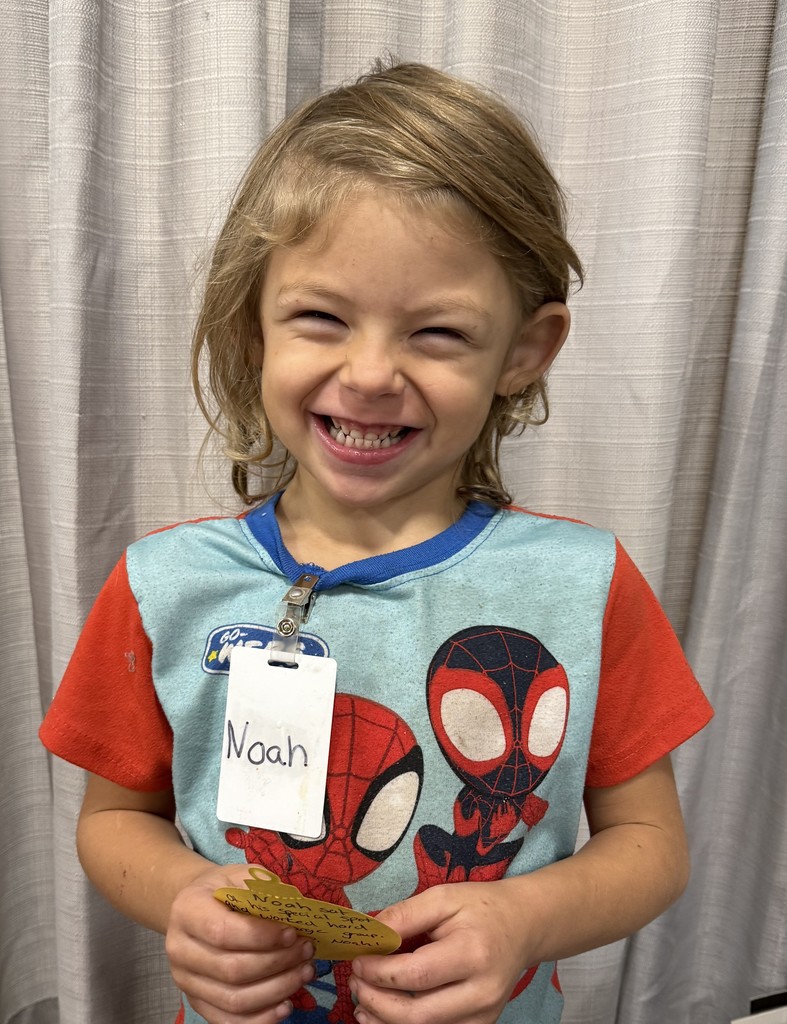 12/11/2025 Noah received the Kindness Heart Award