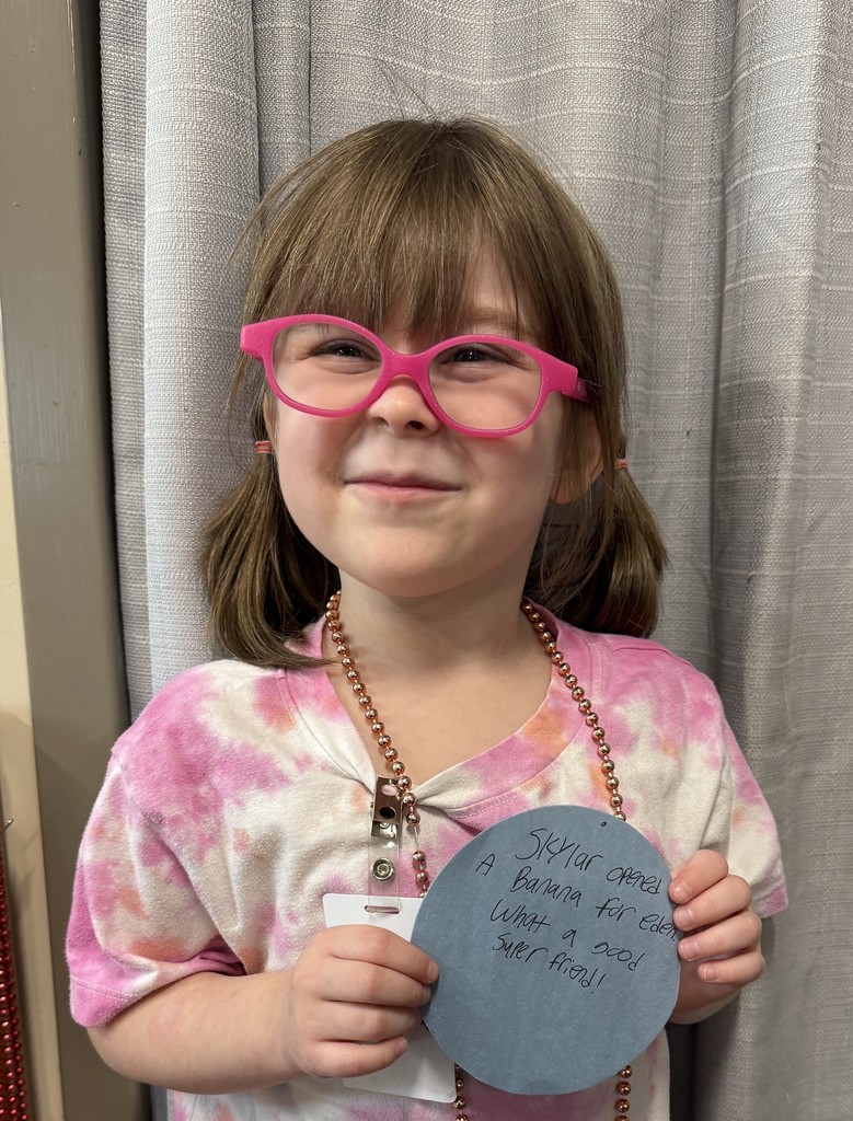 1/9/26 Skylar gets a Kindness Heart Award