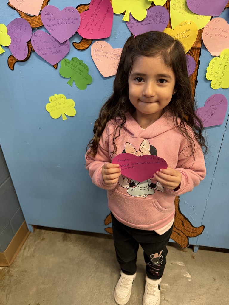 2/24/2026 Ariadna received the Kindness Heart Award