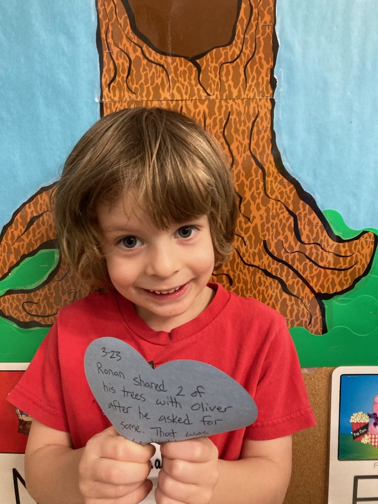 3/23/2026 Ronan received the Kindness Heart Award