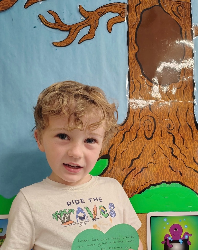 4/13/2026 Luke received the Kindness Heart Award