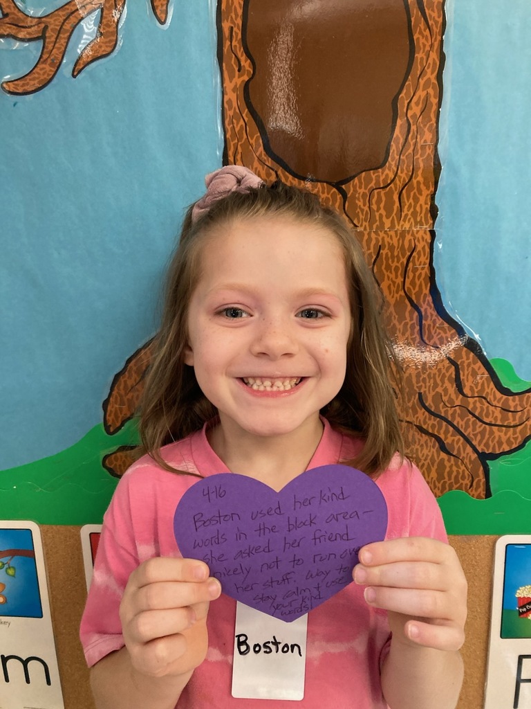 4/16/2026 Boston received the Kindness Heart Award 
