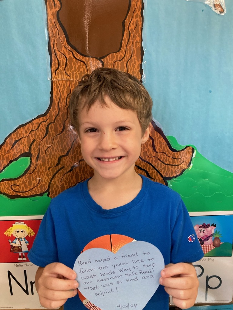 4/29/2026 Read received the Kindness Heart Award