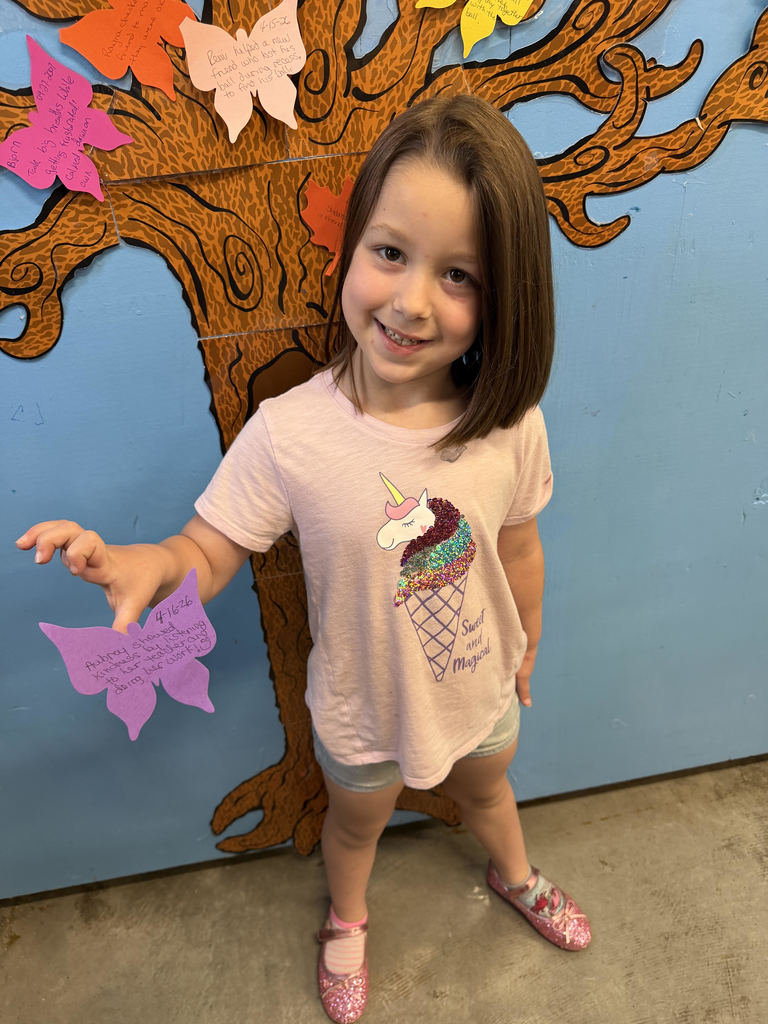4/16/2026 Aubrey received the Kindness Heart Award