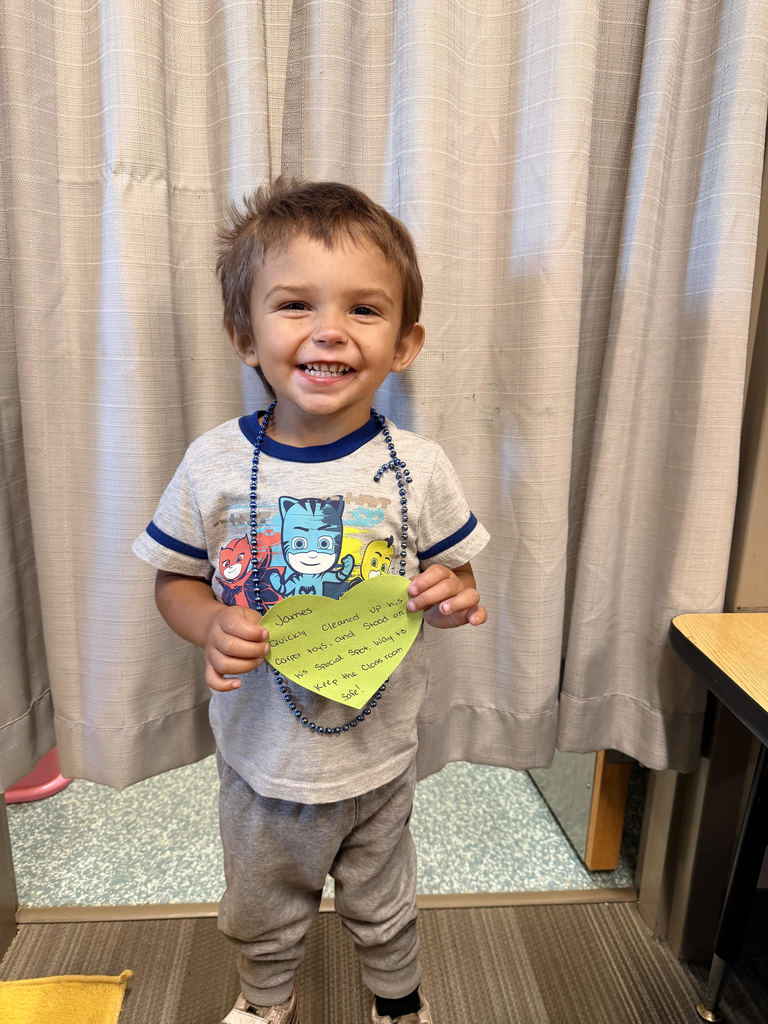 5/6/2026 James received the Kindness Heart Award