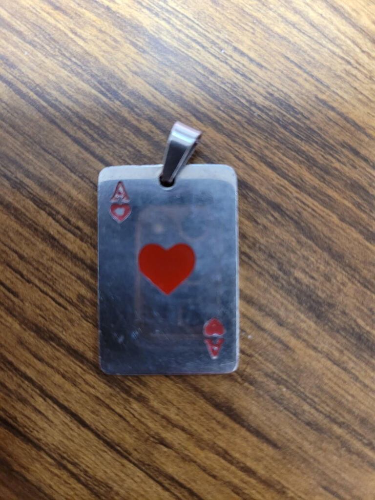 Ace of Hearts Charm