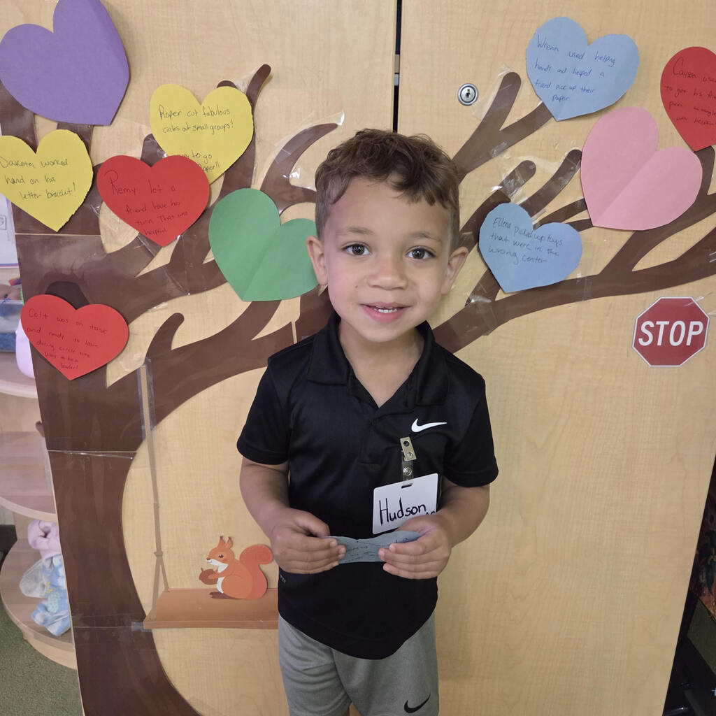 9/15/2026 Hudson received the Kindness Heart Award