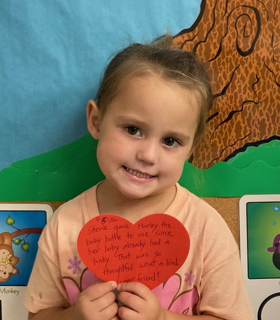 9/15/26 Stevie nreceived the Kindness Heart Award