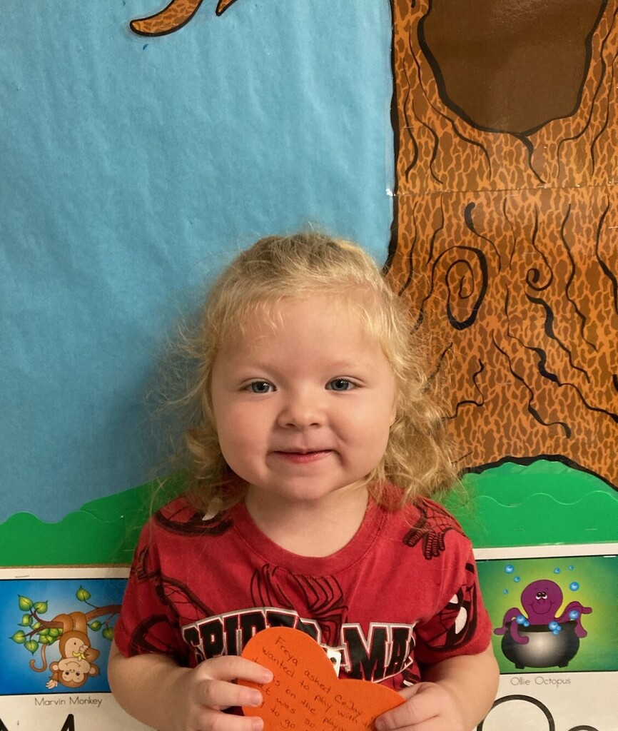 9/24/2026 Freya received the Kindness Heart Award