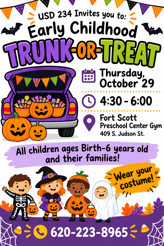 Trunk or treat flyer