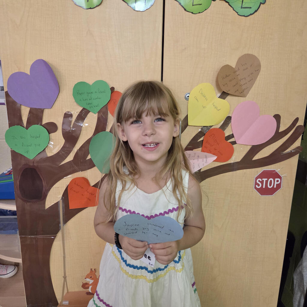 9/29/2026 Jaycee received the Kindness Heart Award