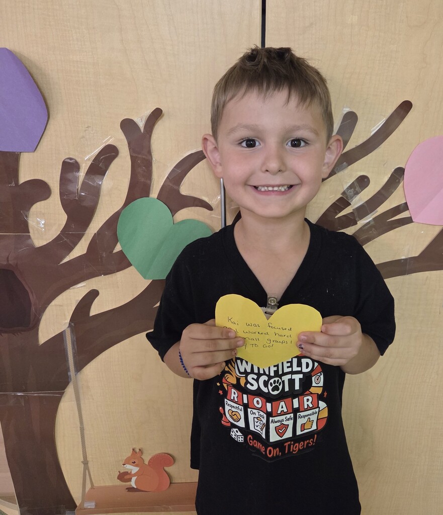 10/1/2026 Kai received the Kindness Heart Award 