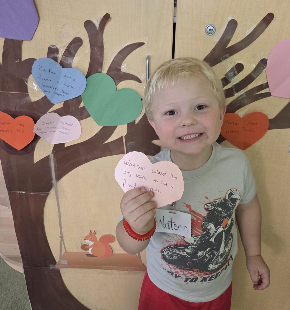 10/13/2026 Watson received the Kindness Heart Award