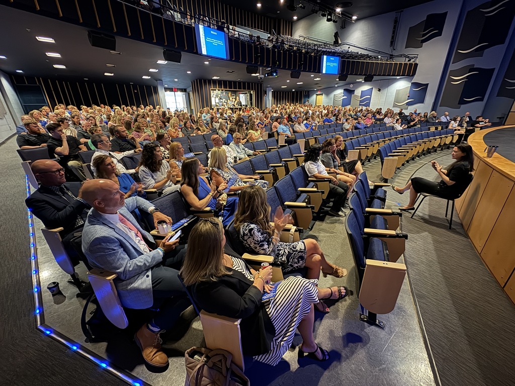 The opening session in the Performing Arts Center at Highlands.