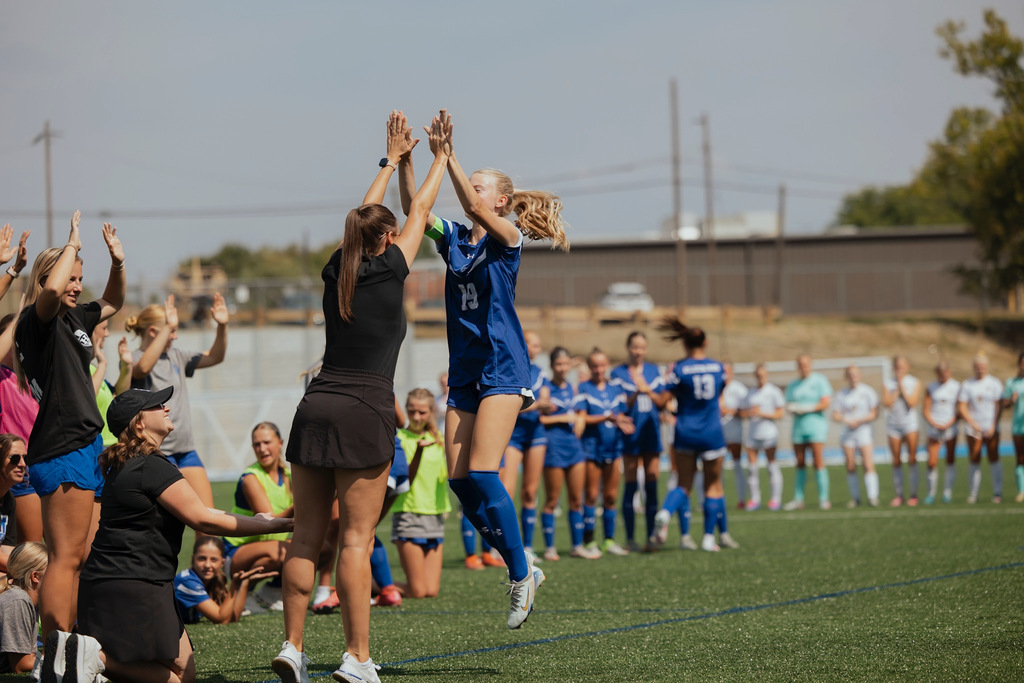 The Highlands girls soccer teams hosted a tripleheader to open Tower Park.