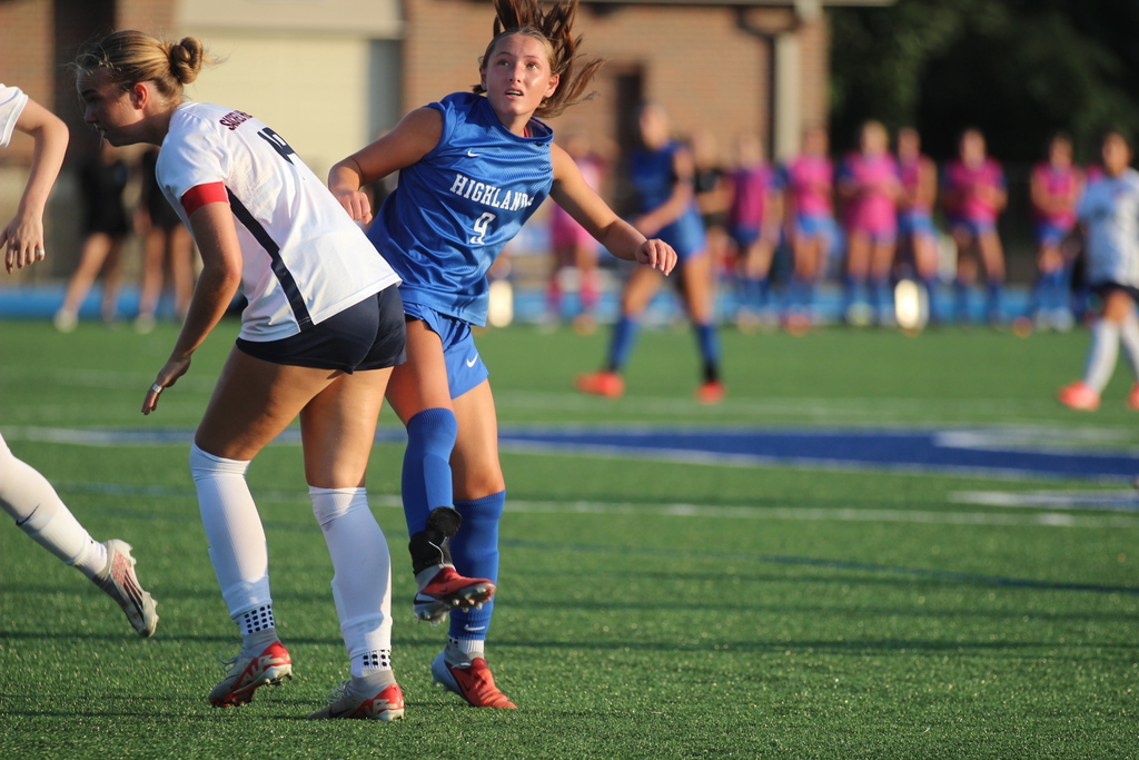 Highlands junior Hope Darnell makes a play against Sacred Heart Academy in Fort Thomas on August 24, 2026.