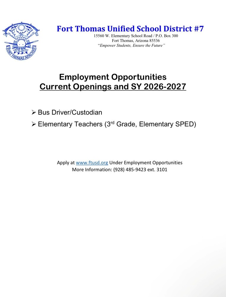 Employment Opportunities